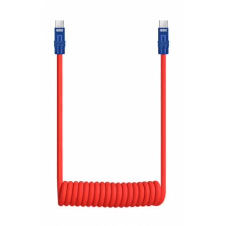 Newell NL4993 - przewód spiralny, silikonowy kabel USB-C, 100W